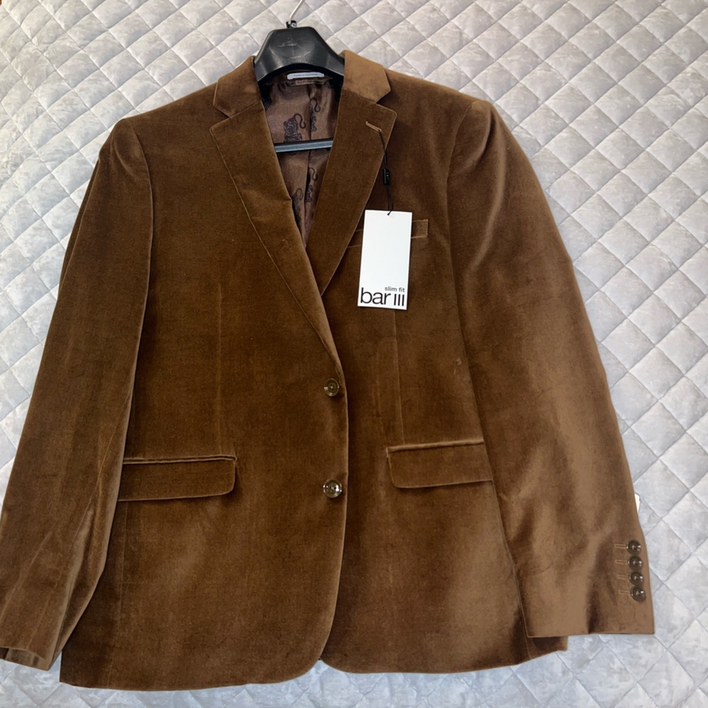 Bar lll Cotton Suit Jacket